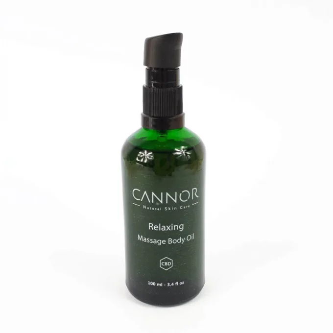 Cannor Masážny olej s CBD, 100ml