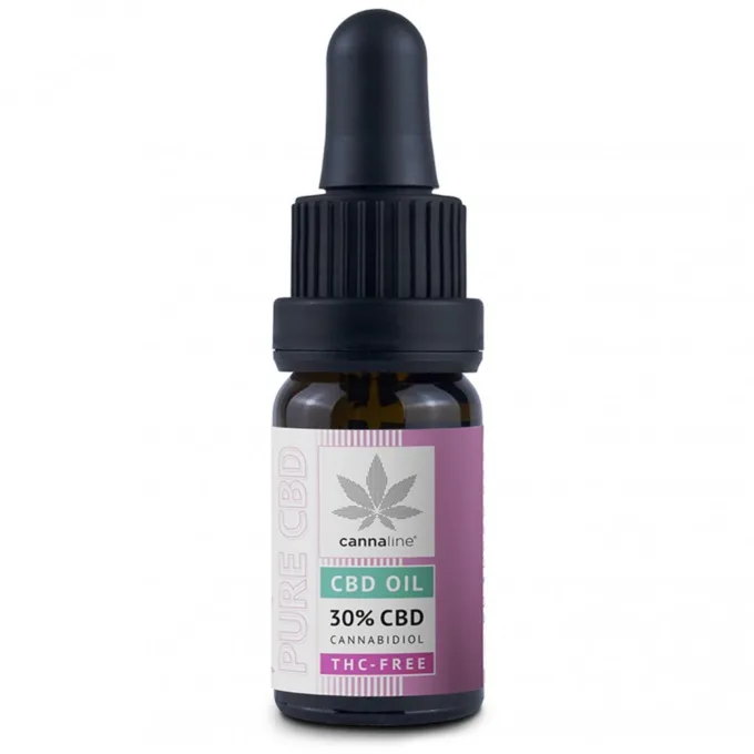 CANNALINE CBD Konopný olej BEZ THC 30%, 3000 mg, 10 ml - Image 3