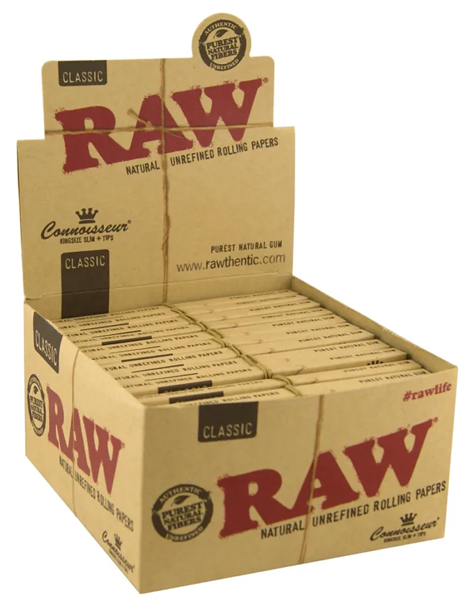 RAW Papers Connoisseur King Size papieriky s filtrami, 110 mm, 24 ks v krabici - Image 3