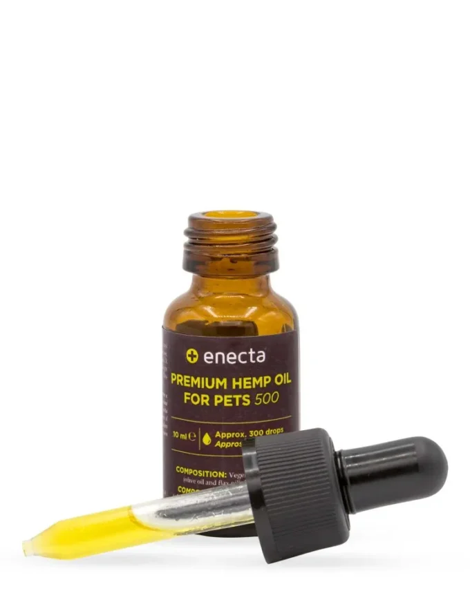 Enecta CBD Oil for Pets 5%, 500 mg, 10 ml - Image 3