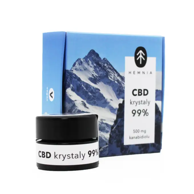 CBD konopné kryštály