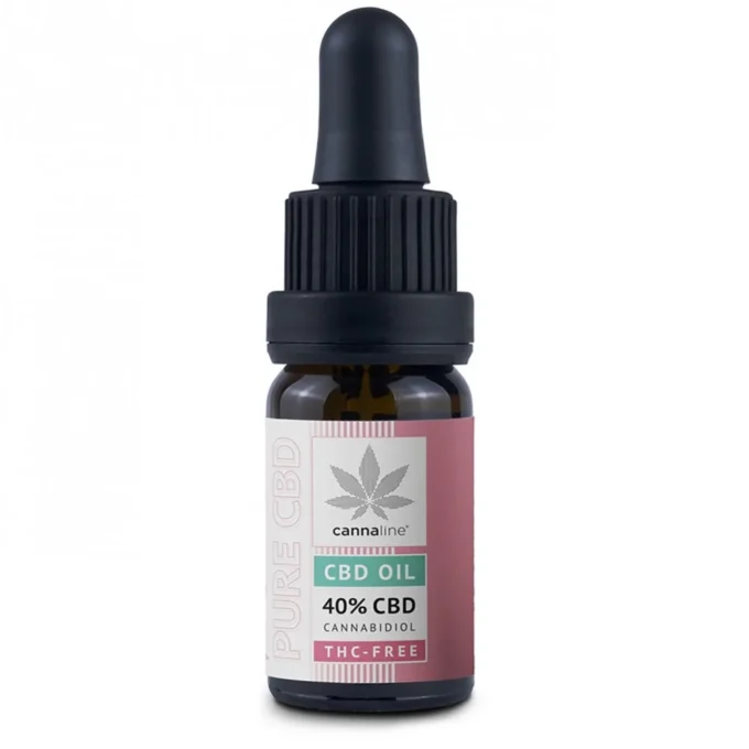 CANNALINE CBD Konopný olej BEZ THC 40%, 4000 mg, 10 ml - Image 2