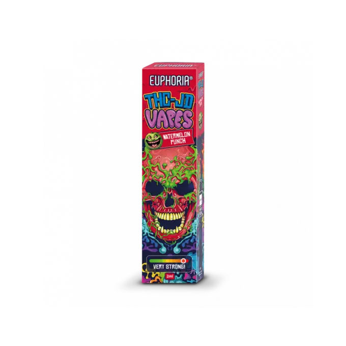 Euphoria THCJD Jednorazové vape pero Watermelon Punch, 90% THCJD, 2 ml