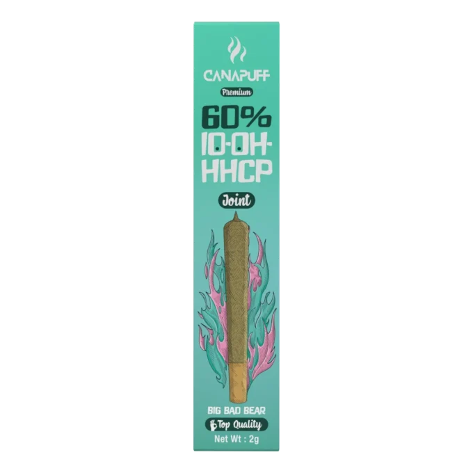 CanaPuff 10-OH-HHCP preroll Big Bad Bear, 10-OH-HHCP 60 %, 2 g