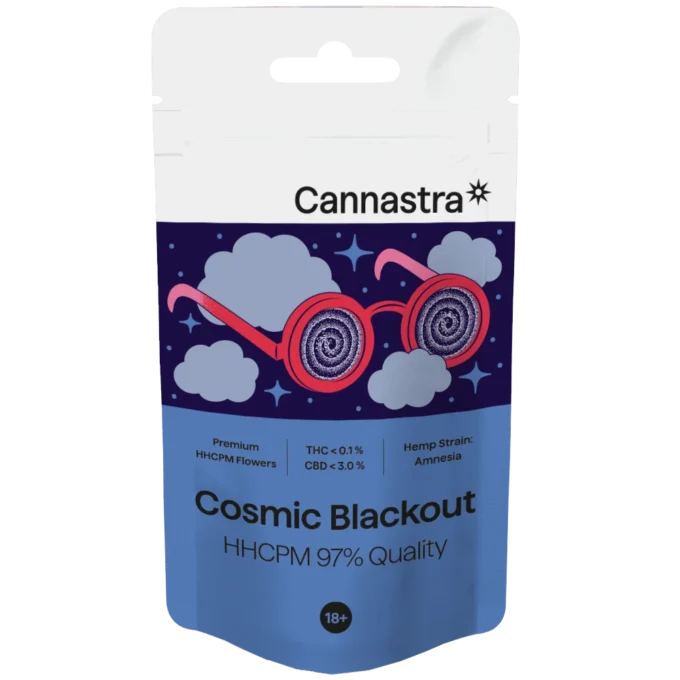 Cannastra HHCPM Kvety Cosmic Blackout 97% Kvalita