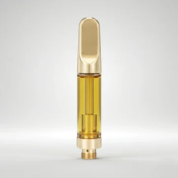Zlatý Cartridge z nehrdzavejúcej ocele 1ml 510 thread CannaExpress
