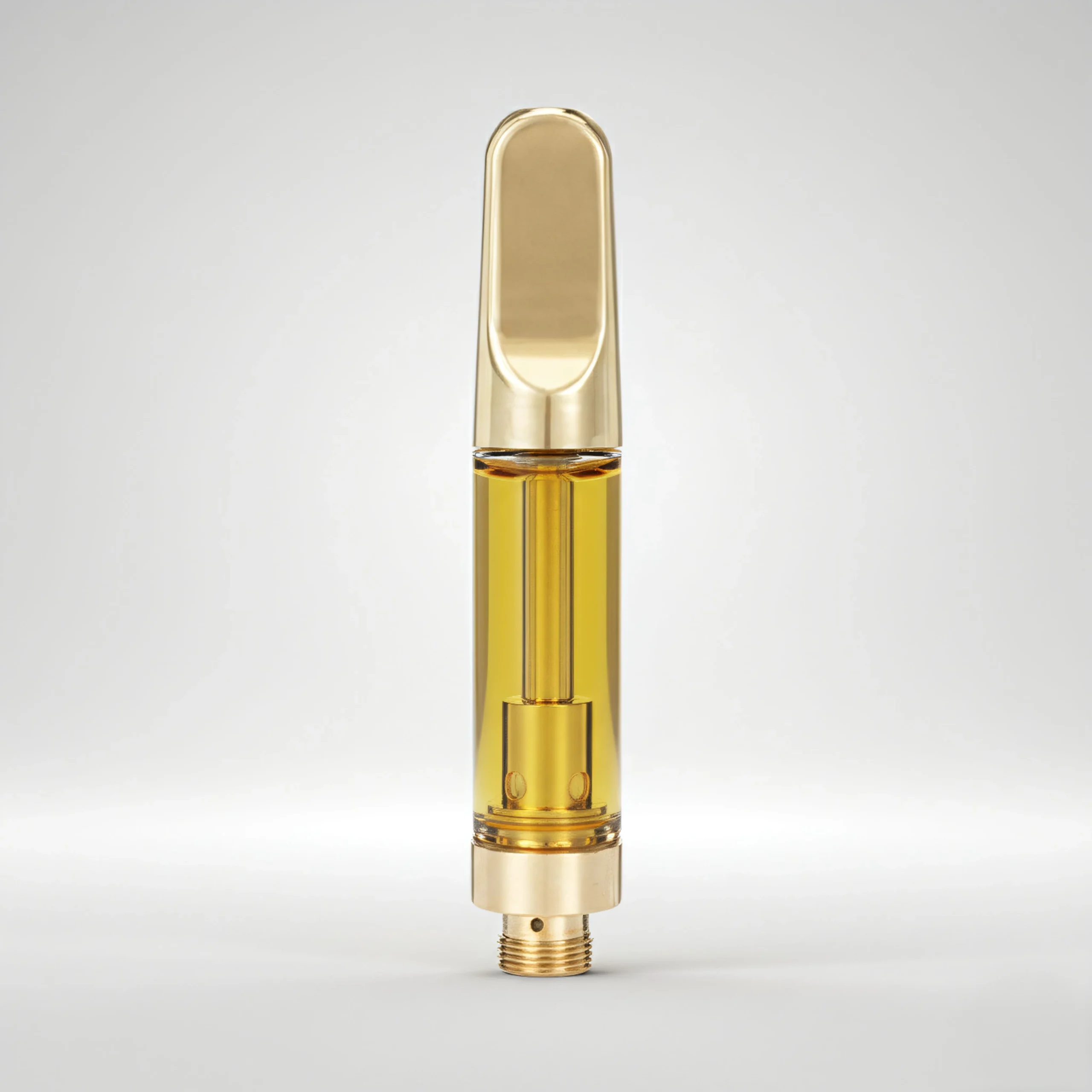 Zlatý Cartridge z nehrdzavejúcej ocele 1ml 510 thread CannaExpress